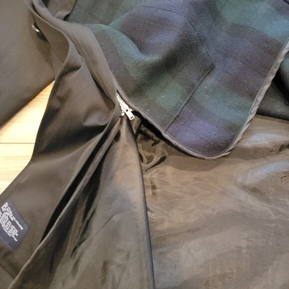 Ralph Lauren Coat Overcoat Men's 42L Quilted Removable Lining Black Workwear - Picture 7 of 16